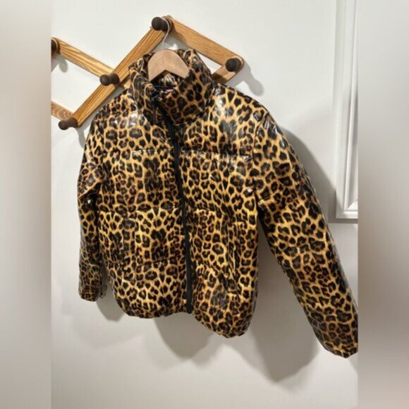 Juicy Couture BLACK LABEL Leopard Print Puffer Jacket - Picture 9 of 14